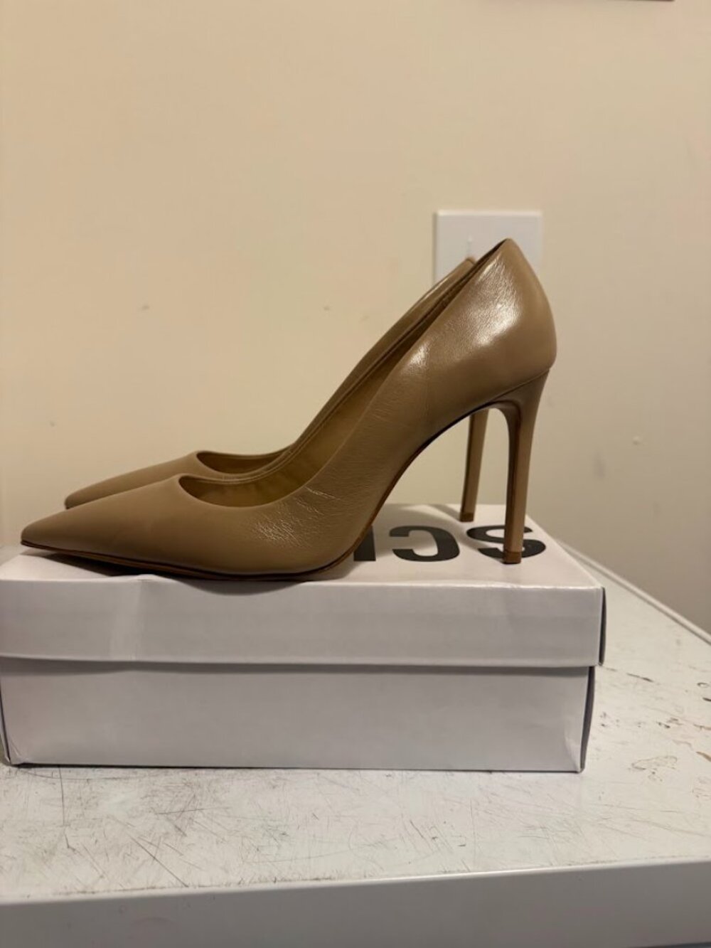 Schutz size 11 Lou Light nude heels - Picture 4 of 5